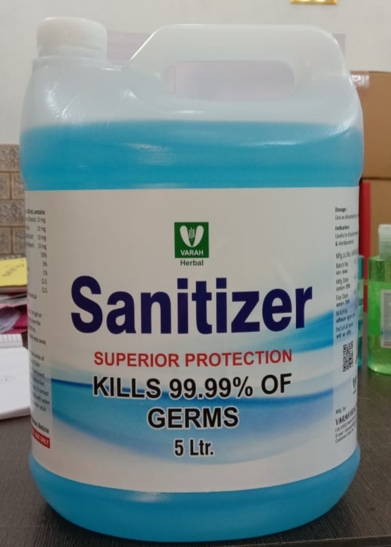 Hand Sanitizer - Light Blue Formula | Kills Viruses, Bad Bacteria, Maintains Normal Ph, Temporarily Suppresses Microorganism Growth