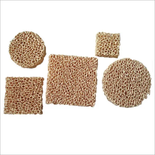 उच्च तापमान मिश्र धातु तरल शुद्धिकरण के लिए ज़िरकोनिया सिरेमिक फोम फ़िल्टर व्यास: 40-600 मिलीमीटर (मिमी)