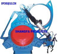 Electro-hydraulic Slide Plate Goggle Valve Application: Gas