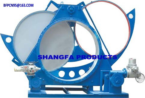 Electro-hydraulic Slide Plate Goggle Valve Application: Gas