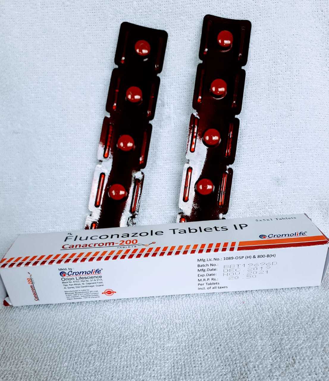 Fluconazole 200mg Tablets Cas No: Vt16-523