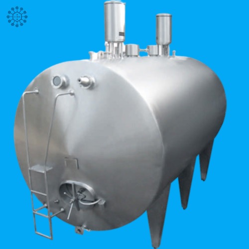 Milk Silo - High-Grade Stainless Steel, Customizable 1000-10000 Liters Capacity | Durable, Easy Cleaning, Food Grade, Cost-Effective, Low Maintenance, Temperature Control