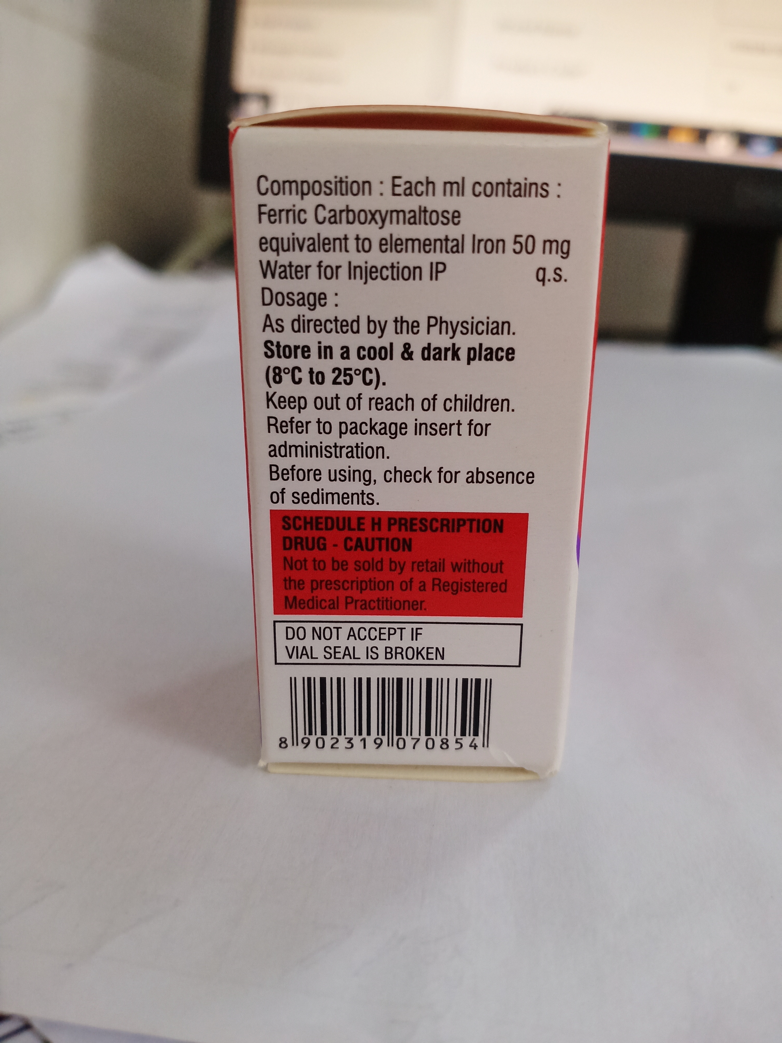 500 Mgferium Injection