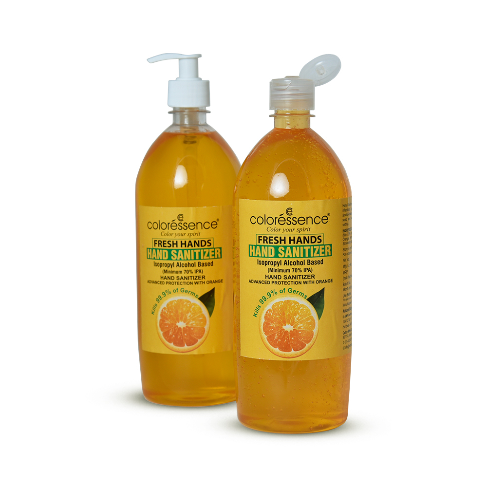 Orange Hand Sanitizer - Ipa Based Formula, Sizes 50ml To 5l | Kills 99.9% Germs, Softens Hands With Orange Extracts