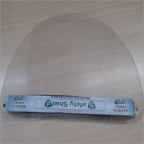 600 Micron Flip Model Face Shield - Plastic Material, Reusable Design , Adjustable Elastic Strap For Eye & Face Protection