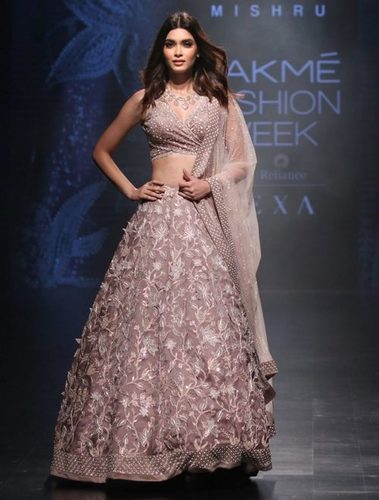 Cream Colour Party Wear Lehenga