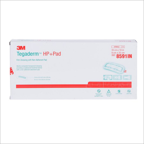 3m Tegaderm Hp पारदर्शक ड्रेसिंग पैड और पैड 8591in (25 का पैक)