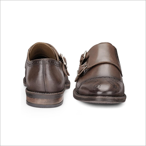 Mens Monk Double Strap Shoes