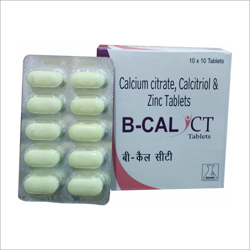 कैल्शियम साइट्रेट कैल्सीट्रियोल और जिंक टैबलेट