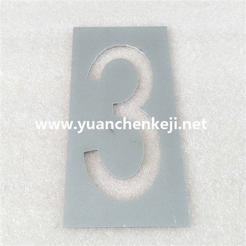 Aluminium 3003 Laser Cutting Of Aluminum Sheet For Alphanumeric Template