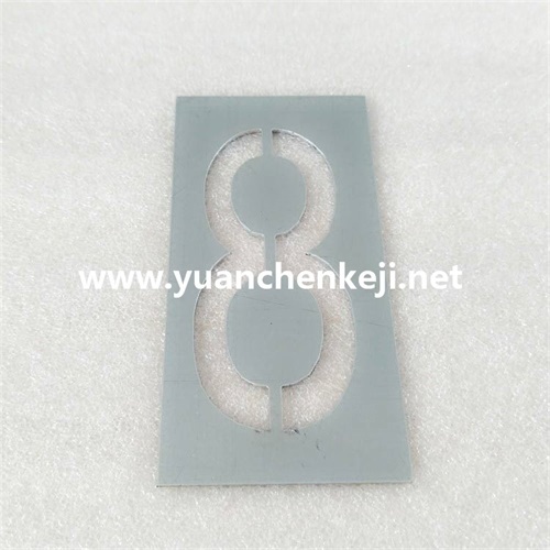 Aluminium 3003 Laser Cutting Of Aluminum Sheet For Alphanumeric Template