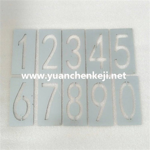 Aluminium 3003 Laser Cutting Of Aluminum Sheet For Alphanumeric Template