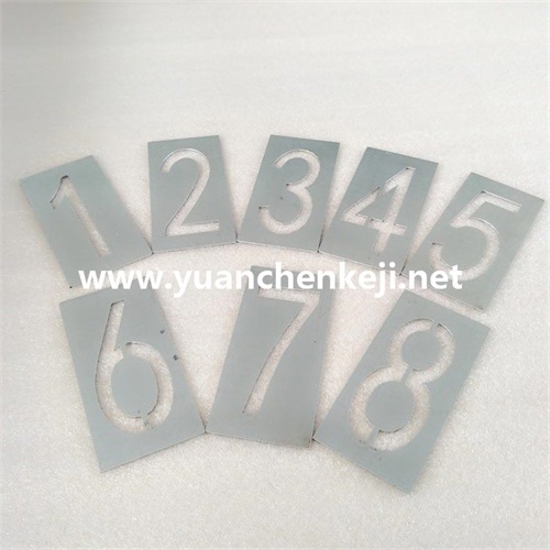 Aluminium 3003 Laser Cutting Of Aluminum Sheet For Alphanumeric Template