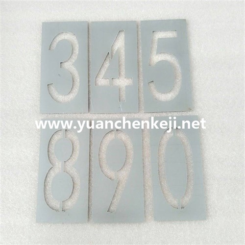 Aluminium 3003 Laser Cutting Of Aluminum Sheet For Alphanumeric Template