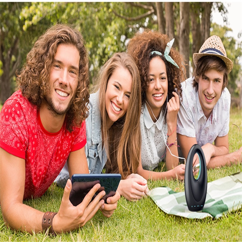 Dubai Sailing Hotel Touch Bass Sound Card Speaker Ns-bm2s Fm Radio Hands-free Mic Colorful Lighting Ring Boat Lamp Speaker.