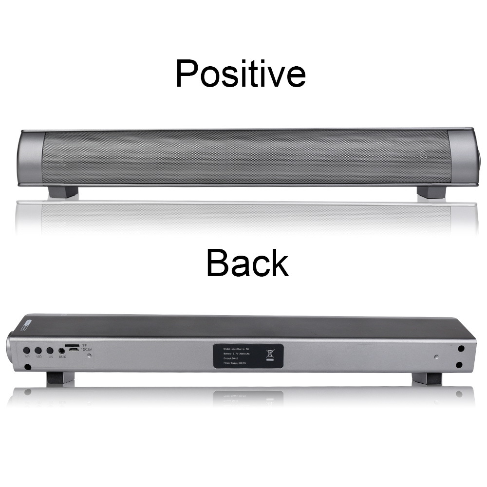 Lp08 Wireless Bluetooth Speaker Supported Hand Free 360a Elegant High-grade Soundbar Design Has The Premium Sound Quality