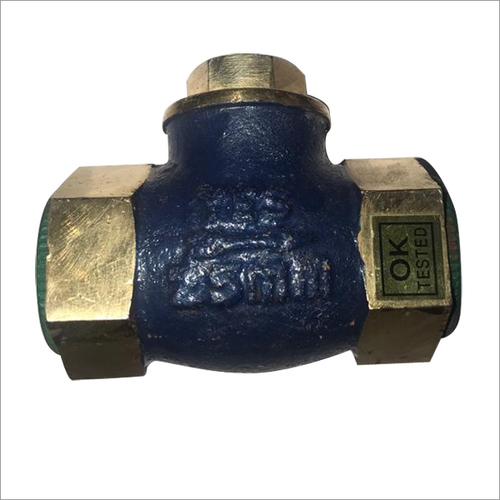 Blue Gun Metal Horizontal Check Valve