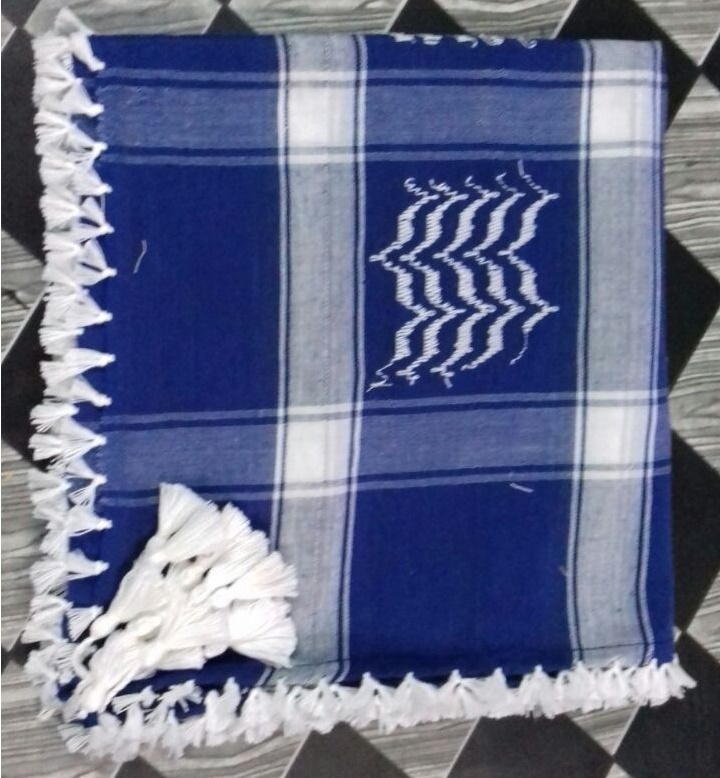 Arabic Shemagh Scarf - 50x50 Inches Cotton, Premium Quality With Tassels | Multi-purpose For All Seasons, Hand-made, Embroidered Pattern, Available In Several Colors