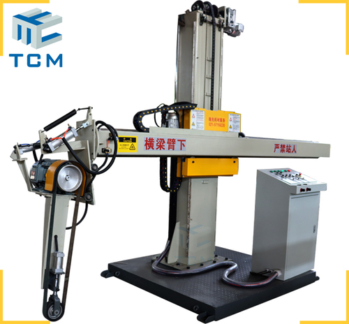 Steel Tank Cover Automatic Buffing Machine - 2500x1600x3080 mm, Blue/Grey/Yellow/Red | 12 kW Power, 1-10 Ton Loading Capacity, Surface Roughness Ra <= 0.25 μm, Computerized Automation and 18 Month Warranty