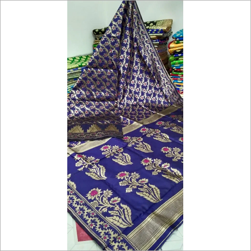 सिल्क मीनाकारी ढकाई साड़ी