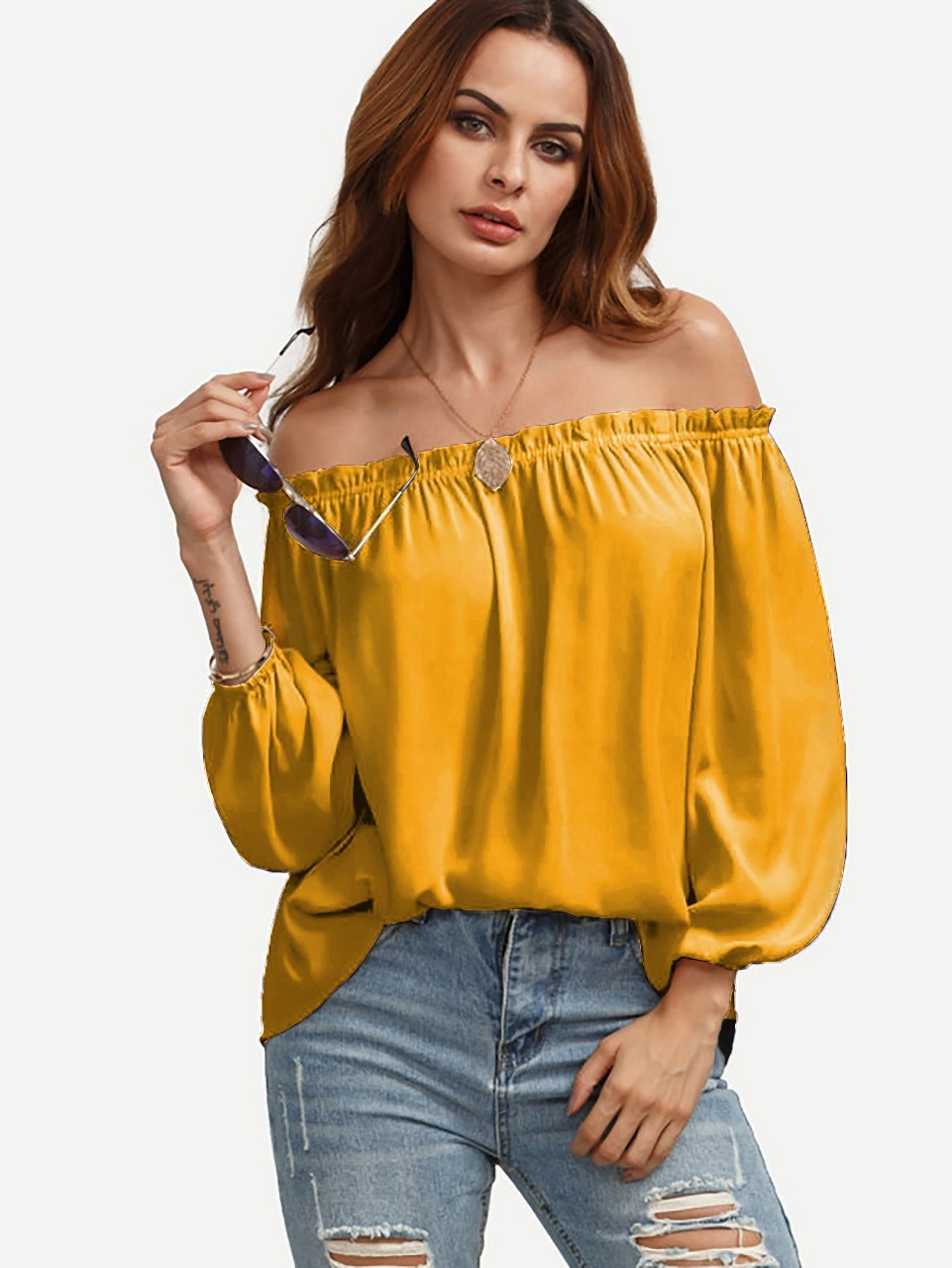 Tipsy Top - American Crepe, 19" Length, Sizes S To Xl | Plain Sleeveless Design, Washable Fabric, Ethnic Indian Western Style