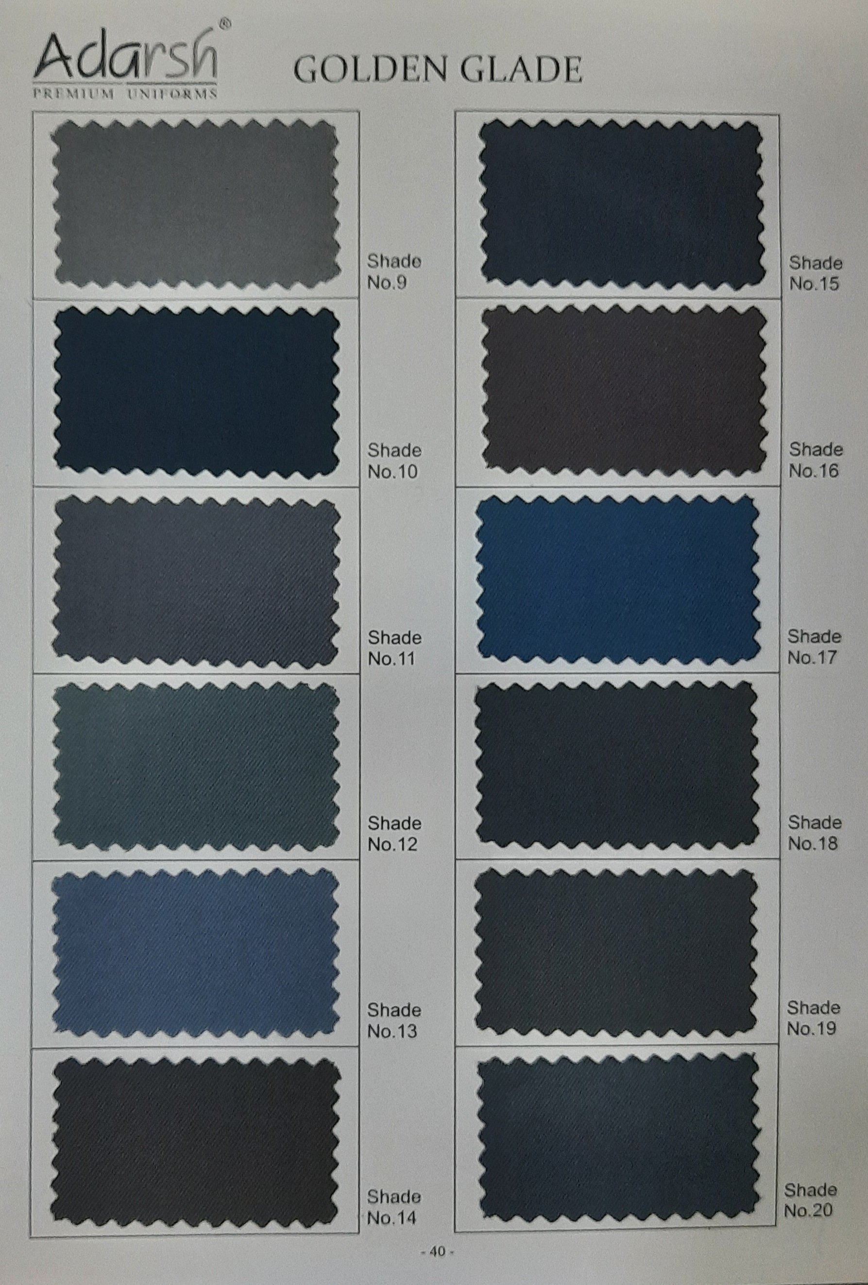 Quick Dry Gabardine Uniform Fabric