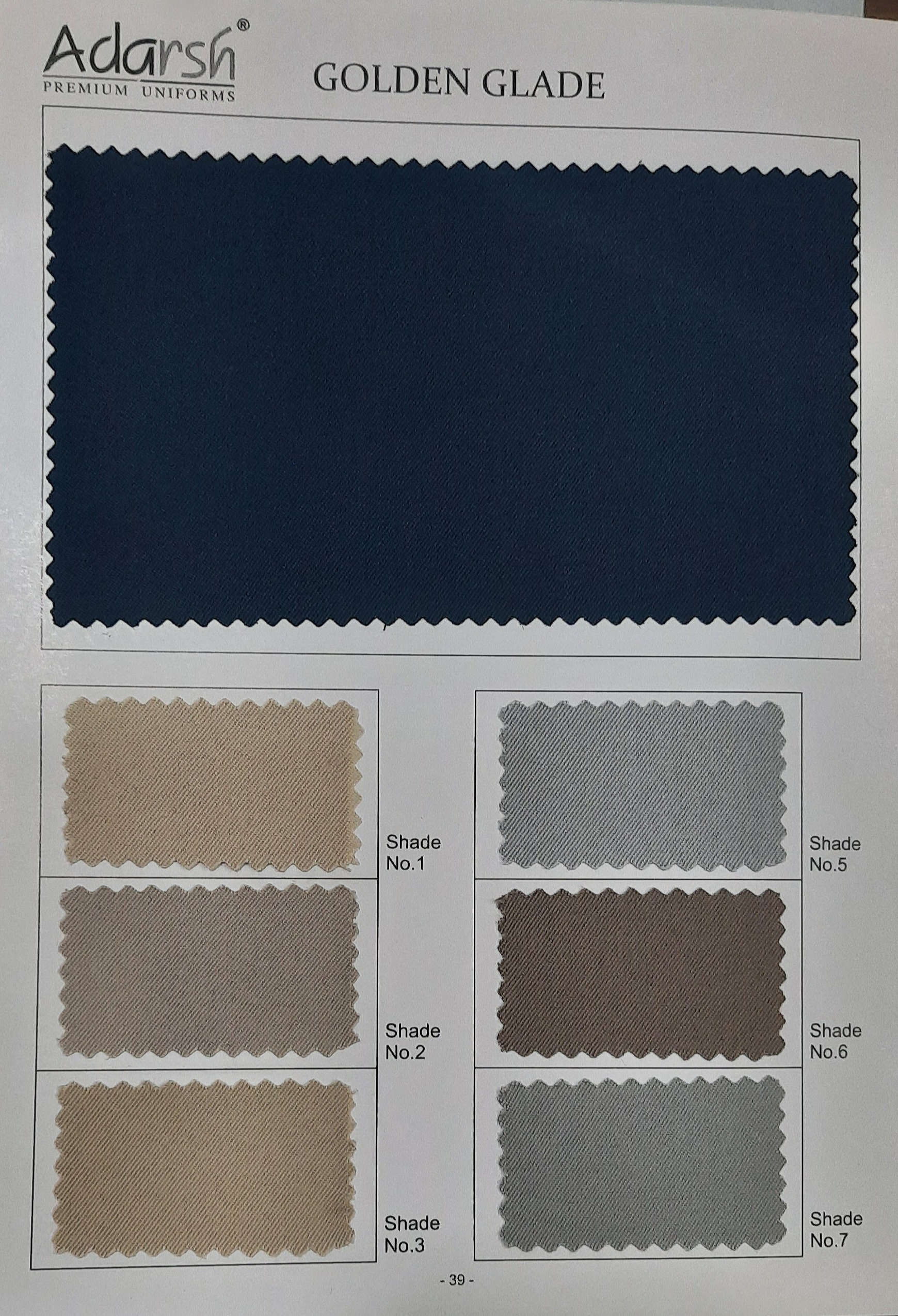 Quick Dry Gabardine Uniform Fabric