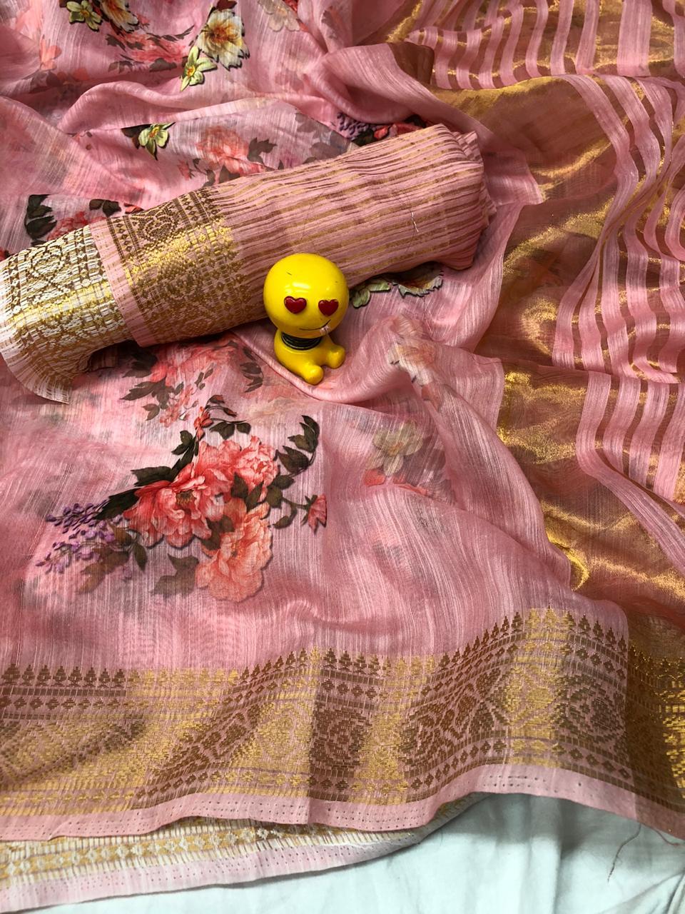 Cotton Linen Silk Sarees