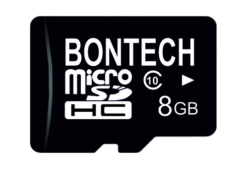 Bontech 8gb मेमोरी कार्ड 6 महीने की वारंटी के साथ