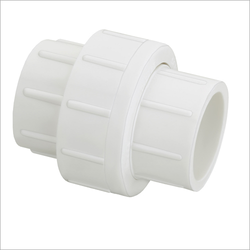 UPVC Union - Standard Size, Round Shape | White Material, Versatile for Plumbing and Outdoor Applications