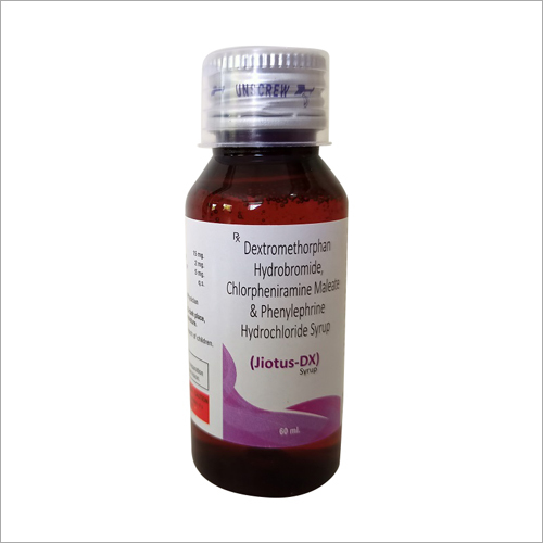 60 Ml Dextromethorphan Hydrobromide Chlorpheniramine Maleate And Phenylephrine Hydrochloride Syrup General Medicines
