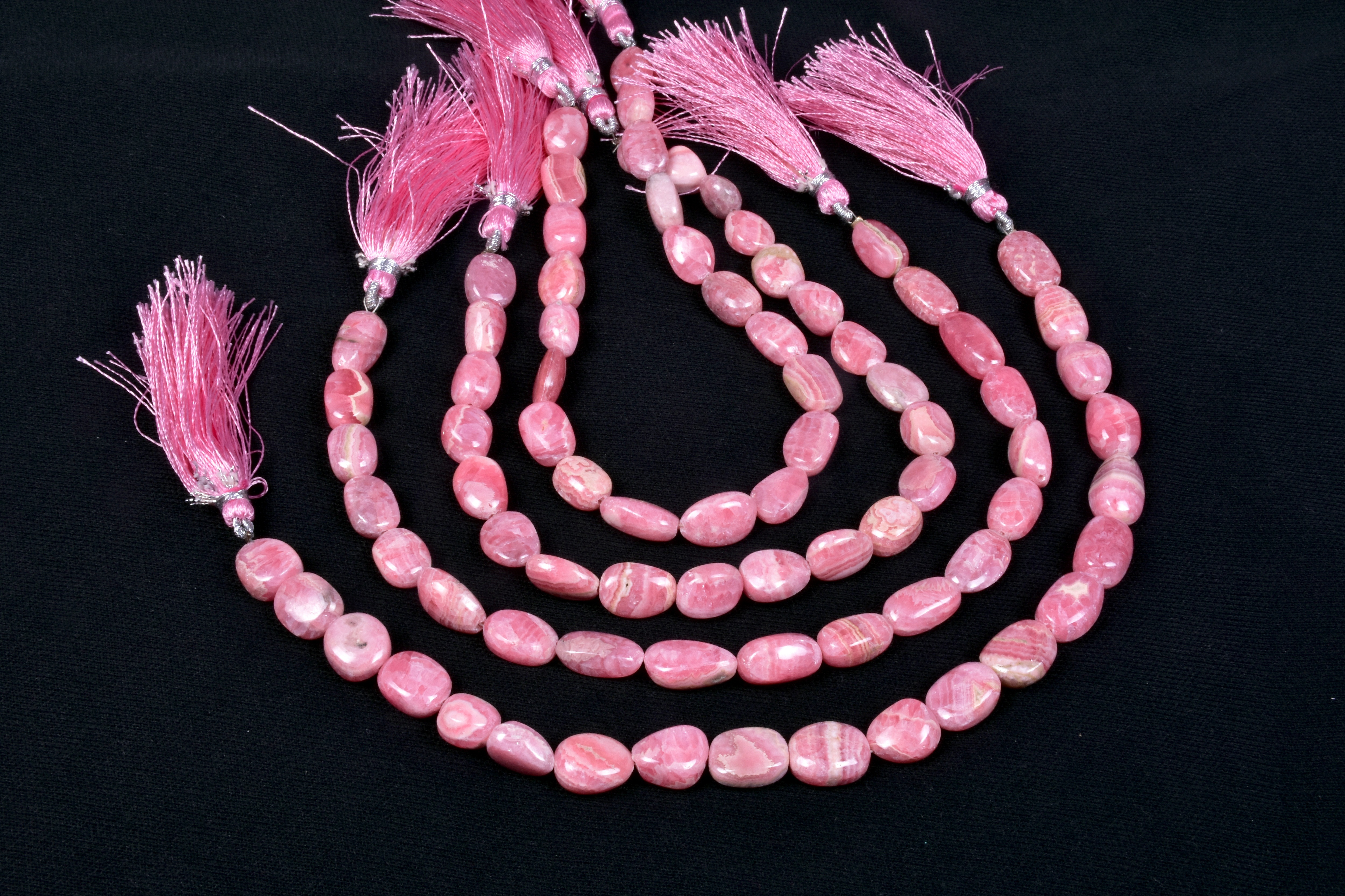 Rhodocrosite Nugget Beads