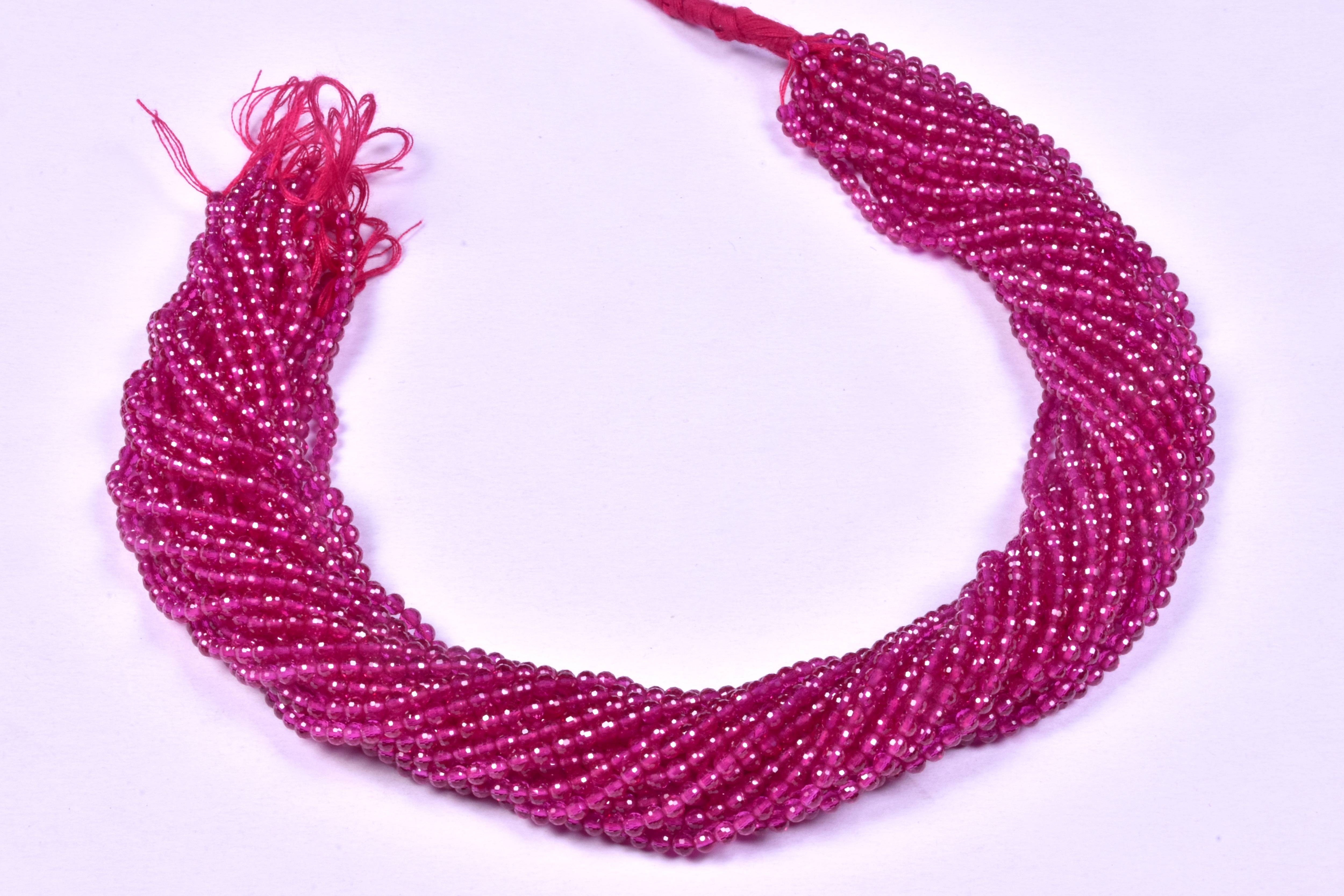 Pink Imitation Beads