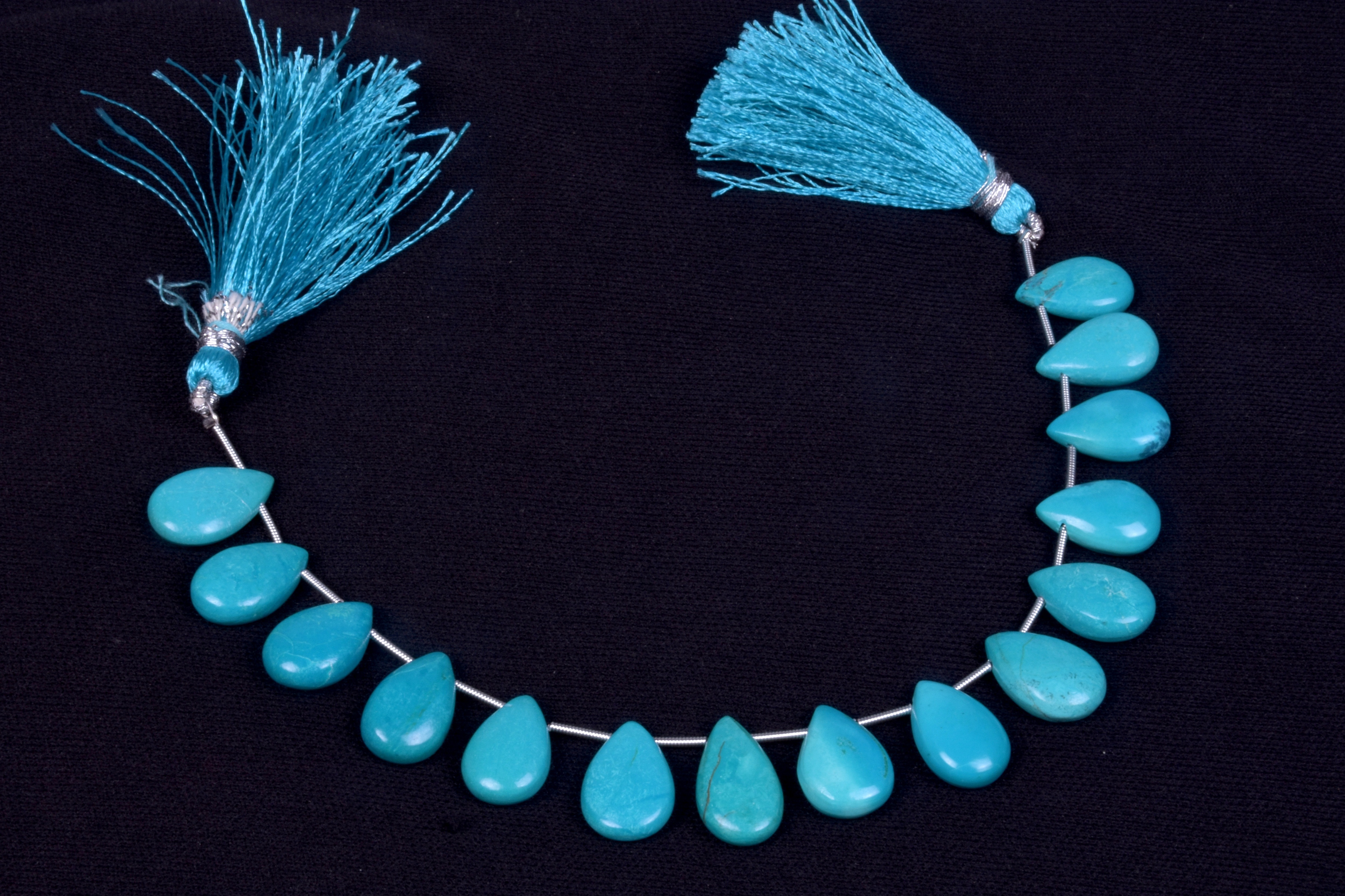 Chrysocolla Natural Beads