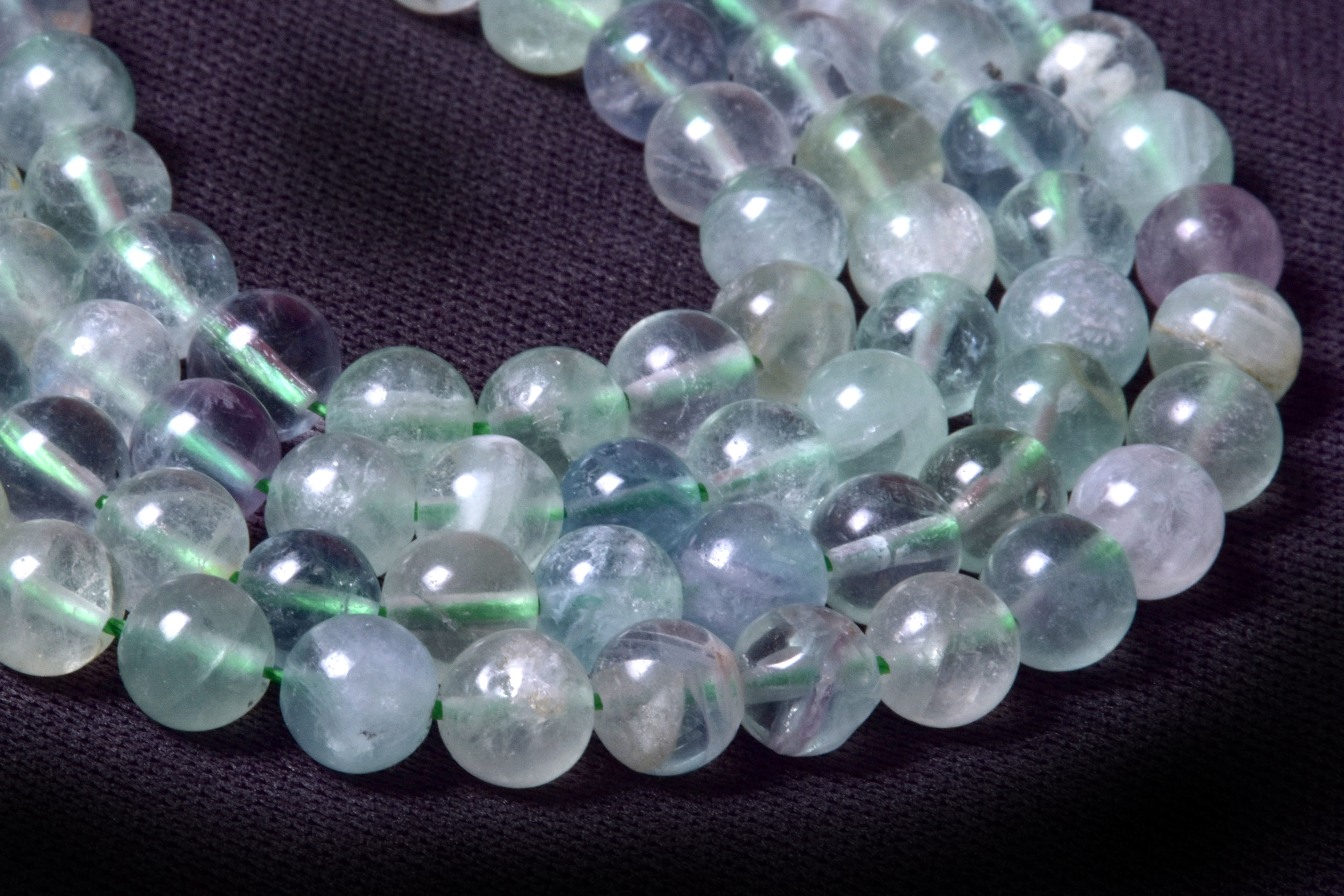 Green Fluorite Beads