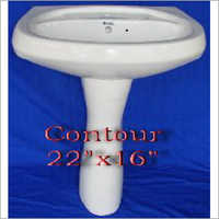 22x16 Inch Contour Wash Basin