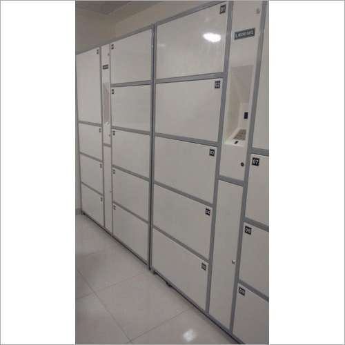 Biometric Staff Locker - Mild Steel, 6.5ft x 6ft | Customizable Color, Durable Design, Rust Proof and UV Resistant