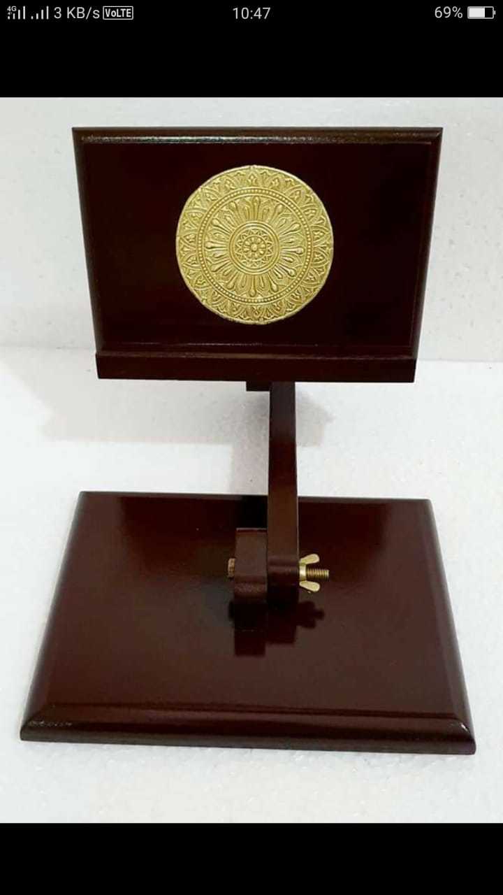 Natural Wood Color Mobile Stand