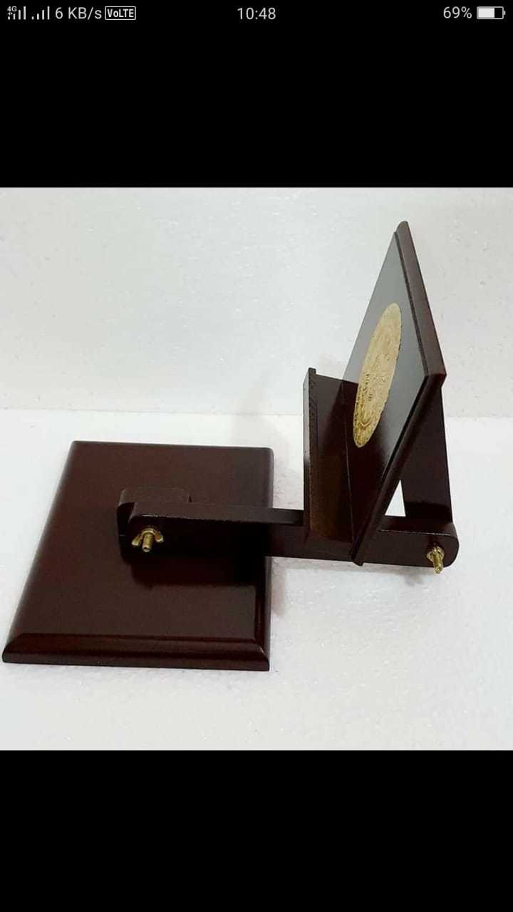 Natural Wood Color Mobile Stand