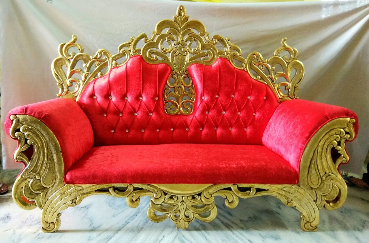 Wooden Royal Sofa - Color: As Per Client Choice