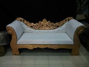 Wooden Antique Sofa - Color: As Per Client Choice