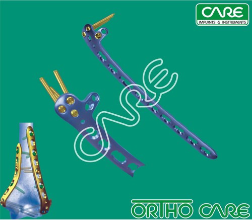 ब्लू लॉकिंग प्लेट ह्यूमरल डिस्टल डोर्सल 3.5 एमएम