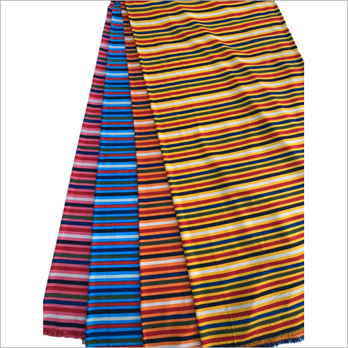 Striped Dress Material Fabric - Rayon, Printed Pattern, Available In Various Colors | Lightweight For All Seasons, Casual Style, Hand Wash Only