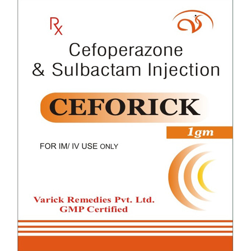 1gm Cefoperazone and Sulbactam Injection
