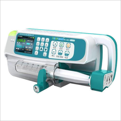 Syringe Pump - Metal & Plastic, L x W x H Dimensions | LCD Touchscreen, Precise Infusion, User Friendly, Variable Infusion Rate, Compact Design