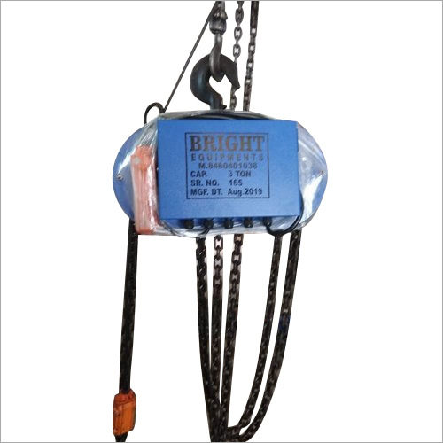 Electric Chain Hoist - 3 Metric Ton, 10 Meter Lift Height, 415 Volt | Robust Lightweight Design, Easy Operation, Variety of Colors Available