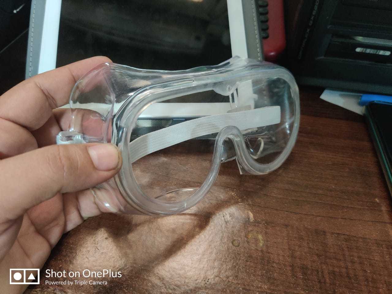 White Ppe Goggle