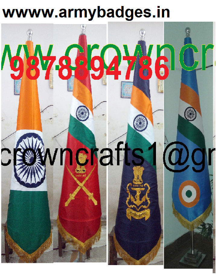 Conical Flag - Fabric, All Size, Multicolor | Embroidered Pattern, Custom Design Logo, Silver Plating, Sewn For Durability