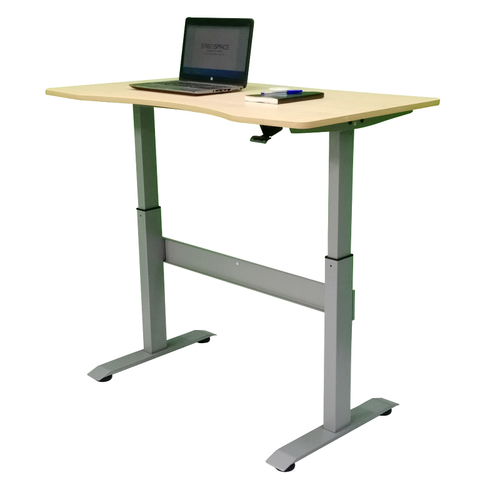 Maple Height Adjustable Desk, Pneumatic (H-Max 2.0)
