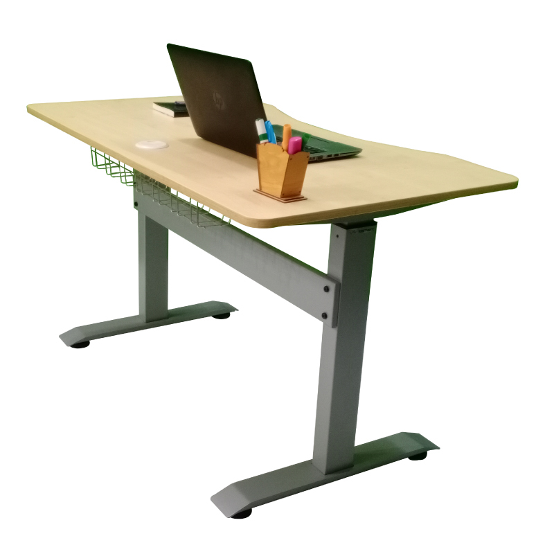Maple Height Adjustable Desk, Pneumatic (H-max 2.0)